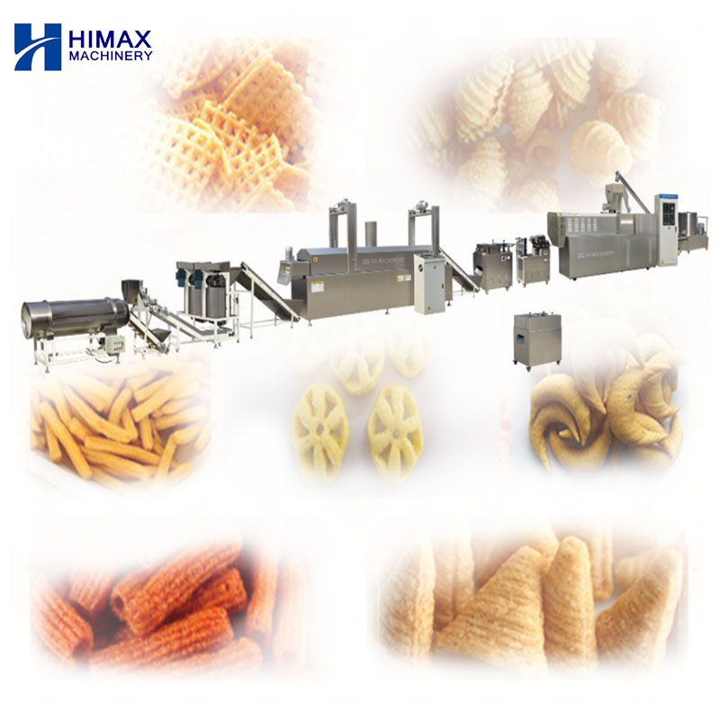 Líneas de producción de alimentos fritos de doble serie de HIMAX: Soluciones inteligentes para snacks diversificados